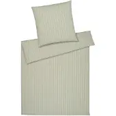 Elegante Soft-Flanell Bettwäsche Winston 135x200 cm + 80x80 cm pastellgrün