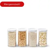 Mepal Set Vorratsdose Modula 4-teilig (4x 1500) - weiß