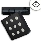 ISOLED 3-Phasen Schienenstrahler MATRIX, 20W, 40°, schwarz, 4000K, UGR<19 117297