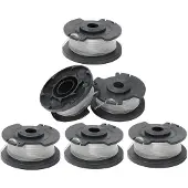 OEM Trimmerfadenspulen, 6 Spulen, Ø 1,6 mm, Länge 5 m, strapazierfähiges Polyamid-Nylon-Gewebe