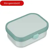 Mepal Campus Brotdose mit Bento-Einsatz und Gabel - Cool mint - Vesperdose - Einschulung