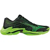 Mizuno Wave Lightning Elite - schwarz/glühender Apfel/Mandarine orange, Größe:6.5