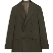 BOSS Zweireihiger Regular-Fit Blazer aus Wolle mit Kaschmir Grösse 50