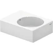 Duravit Universalbecken Scola 61,5x46cm, HL vor, m Ü, HL, B re, we.