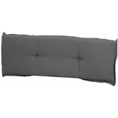 Madison Panama grau, Auflage zu Bank 140 cm 50% Baumwolle / 45% Polyester