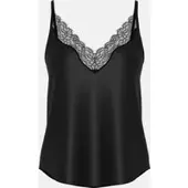 Mey Camisole Serie Pure Shine Lace Schwarz | Größe M