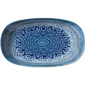 Avet Set von 6 ovalen Schalen 19x11 cm, GR-BLUE-107
