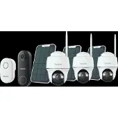 Reolink Argus B430 3er-Pack + Solar Panel + D340W + Chime