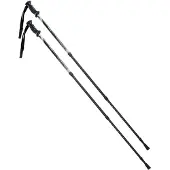 Hi-tec - "Lapland" Wanderstöcke PP15316 (65 cm - 135 cm) (Schwarz/Grau)