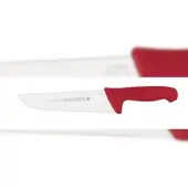 Mundial , Professionelles Kochmesser, (5320-8), 20.3CM, Gerade, breite Klinge, Rot, Edelstahl