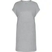 Triumph Nachthemd "Nightdresses NDK SSL 08", Damen, Gr. 42, N-Gr, Kurzarm, Jersey, grau (medium grau melange), Jersey, Obermaterial: 100% Baumwolle, Kleider Nachthemd, weich und atmungsaktiv