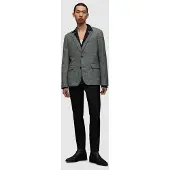 AllSaints Kingly Blazer Black/white Größe: 42 | Blazer Outlet | Herren | Schwarz
