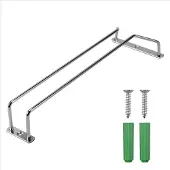 Jojomino Glashalter für Wein, Champagner und Gläser mit Schrauben (Silber)