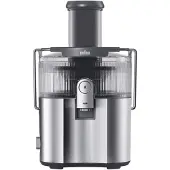 Braun SJ 7000, Zentrifugal-Entsafter, Grau, Edelstahl, 2 l, 2,5 l, 7,5 cm, Drehregler