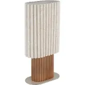 Globo Tischleuchte JANNIE LBH 23x12x45,30 cm braun