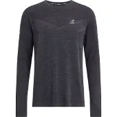 ENERGETICS He.-Langarmshirt Tayeb M MELANGE/BLACK M