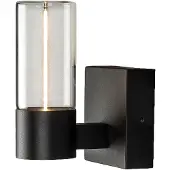 Konstsmide 7364-750 Edison Kleine LED-Wandleuchte | Aluminium/Glas | Outdoor | 2200K | 10x17x12,5 cm