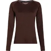 ENERGETICS Damen Langarmshirt Evii L/S W 928 MELANGE/RED WINE