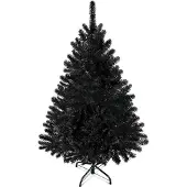 Famanu Kunstweihnachtsbaum 120 cm - Schwarz mit 320 Zweigen