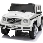 BOGI Mercedes G500 G63 /G65 G-Klasse Kinderfahrzeug Elektrofahrzeug Kinderelektrofahrzeug 12V Weiß