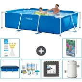 Intex Rechteckiger Frame Pool - 260x160x65 cm - 5-teilig S64