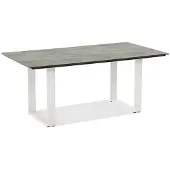 Niehoff Noah Aluminium Ivory Gartentisch