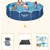 Bestway Steel Pro Rund - 396x84 cm - 4-teilig S22757