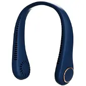 Meoiruery Dreistufiger, blattloser Nacken-Hängeventilator, Sport-Nacken-Hängeventilator, Sommerküchen-Nacken-Hängeventilator