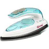 Girmi ST04, Trocken- & Dampfbügeleisen, Keramik-Bügelsohle, Weiß, Aqua-Farbe, 15 g/min, 0,07 l, 1200 W