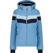 CMP Damen Steppjacke mit Kapuze und Reissverschluss