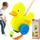 Vigatoys VIGA 2043672 Toys - Schiebespielzeug - Ente