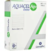 ConvaTec Aquacel AG+ Extra hidrofiber zavoj za rane 5 x 5 cm 10 komada