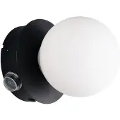 TRIO Wandleuchte Alfio schwarz matt G9