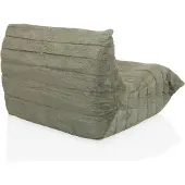 Hjh LIVING Sitzsack Bodensofa mit Rückenlehne SITZOLO Bequemer Bodenstuhl Sessel