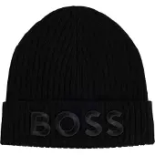 BOSS - "Lara" Mütze für Herren/Damen Unisex (Schwarz)