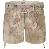 Spieth & Wensky Lederhose "Lederhose Kleo" mit traditioneller Stickerei