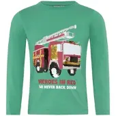 Kidsworld Langarmshirt in grün | Gr.: 104/110