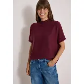Cecil Kurzarmpullover im angenehmen Materialmix