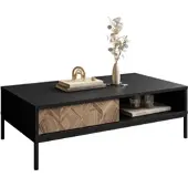 Lookway Couchtisch LIAM mit Schublade, schwarz
