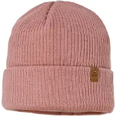 Maximo - Kid's Rippen Mütze m. Umschlag - Mütze Gr 53 cm rosa