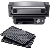 Braun MultiGrill5 Kontaktgrill CG5033 Schwarz/Edelstahl CG5033I-CG5033IGY