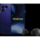 Fairphone 6+ 256GB Blau 5G + Fairbuds Wireless Schwarz