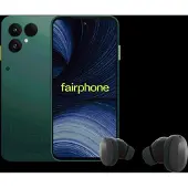 Fairphone 6+ 256GB Grün 5G + Fairbuds Wireless Schwarz