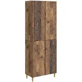vidaXL Schrankset 2 pcs Altholz Holzwerkstoff