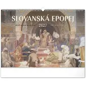 Presco Alphonse Mucha Kalender Groß 2027
