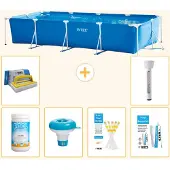 Intex Rechteckiger Frame Pool - 450x220x84 cm - 7-teilig S21259