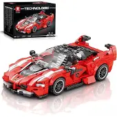 ReoBrix Bausteine FXX-K Rennwagen Rot 360 Teile.