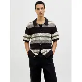 Jack & Jones Gestreift Gestricktes Hemd