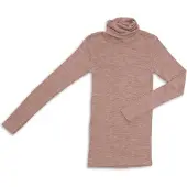 Engel - Women's Damen-Rolli L/S - Seidenunterwäsche Gr 38/40 braun