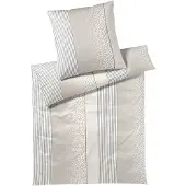 JOOP! Mako-Satin-Kissenbezug einzeln Leo Farbe cream Größe 40x80